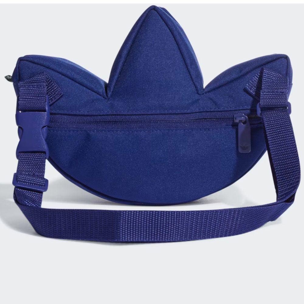 Adidas Trefoil Sling Garden Flower Blooming Indigo Blue Gerbera Freesia Bag - Picture 2 of 12